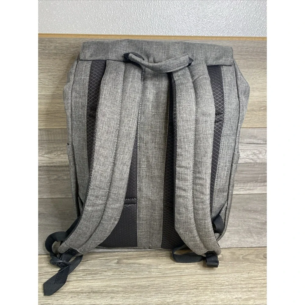 Made By Design Adult Unisex Draw Top Pockets Flat Backpack 17